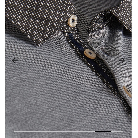 Ted baker London FREND
SS Woven Collar Polo - Picture 4 of 10